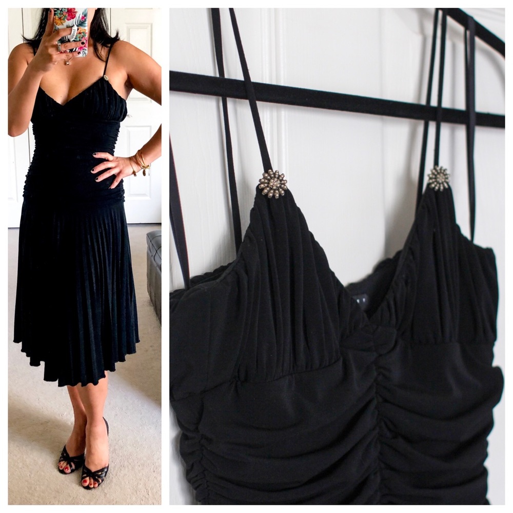 Black Cocktail Dress Laundry by Shelli Segal - 4